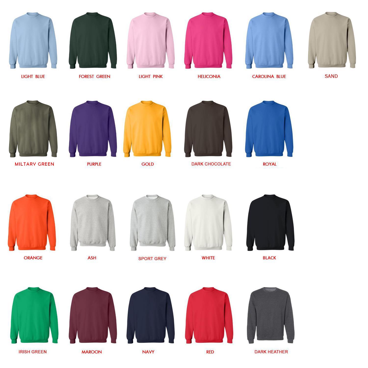 sweatshirt color chart - One-Punch Man Au Store