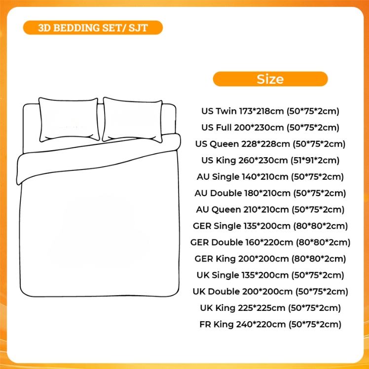 3D BEDDING SET - One-Punch Man AU Store