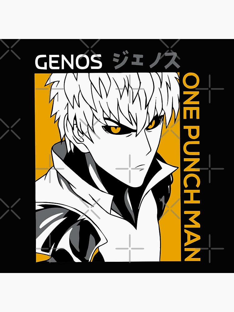 Genos Demon Cyborg Core Throw Pillow - Image 2