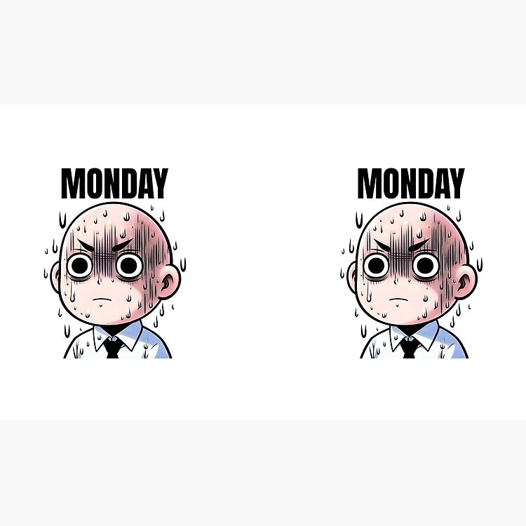 Saitama Monday Blues Mood Mug - Image 3