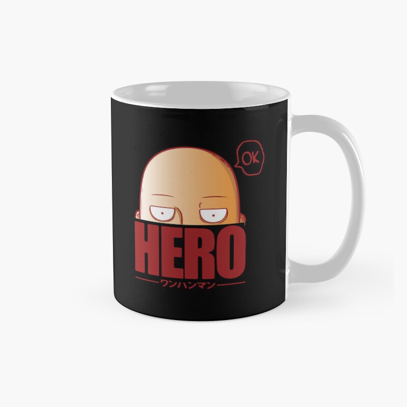 Saitama Unbothered Calm Hero Mug