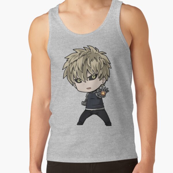 Chibi Genos Hero Cute Tank Top - Image 3