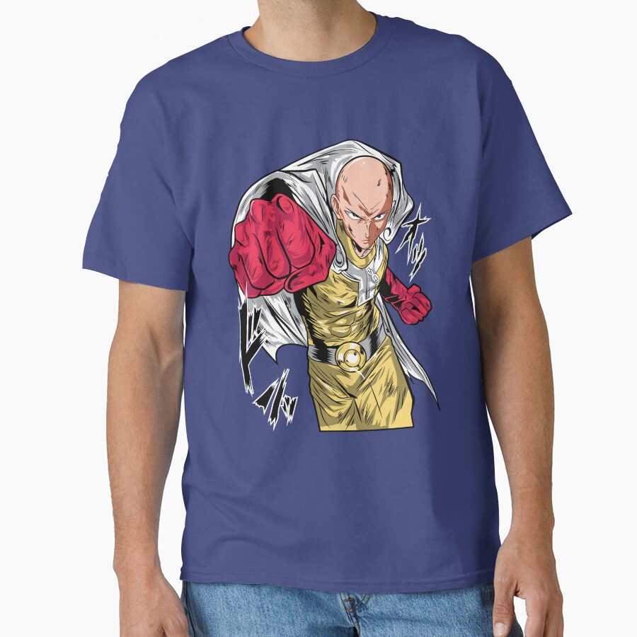 Saitama Infinite Serious Punch T-shirt - Image 4
