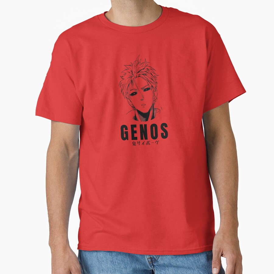 Genos Demon Cyborg Overdrive T-shirt - Image 5