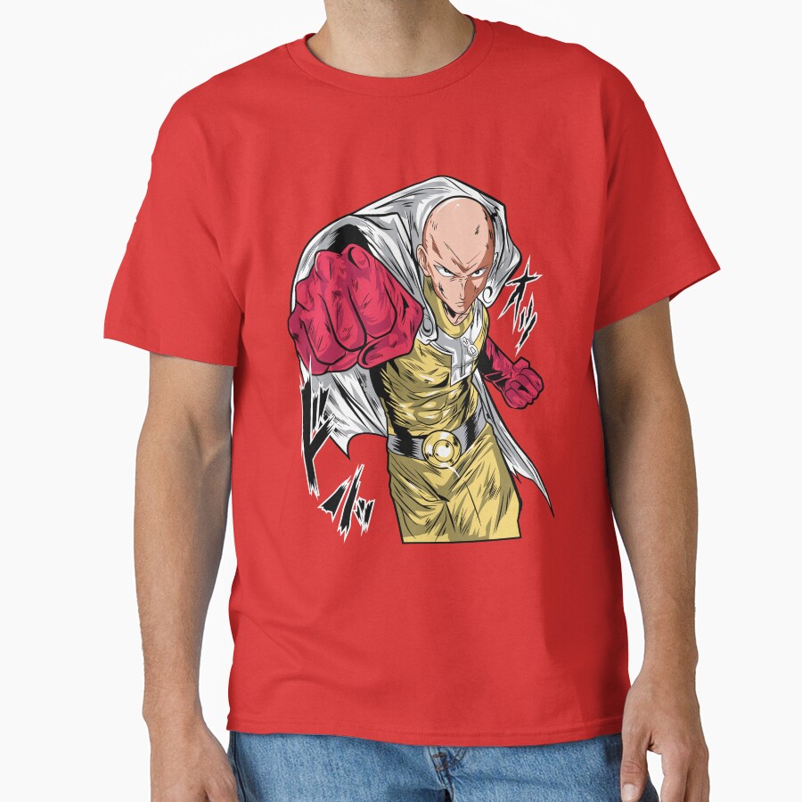 Saitama Infinite Serious Punch T-shirt - Image 5