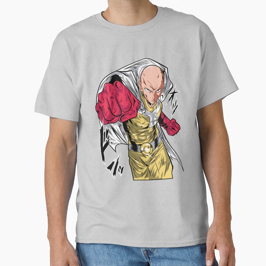 Saitama Infinite Serious Punch T-shirt - Image 3