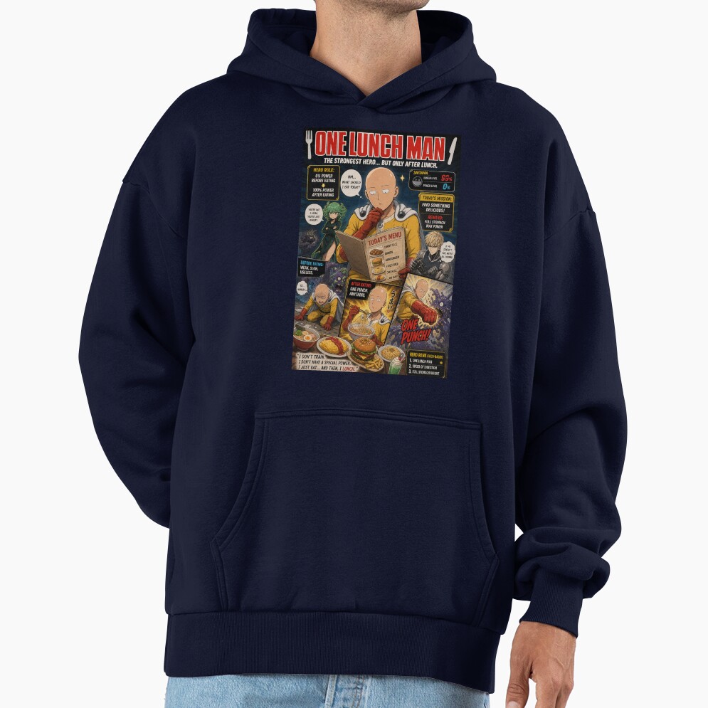 One Punch Man Parody Lunch Hoodie - Image 5