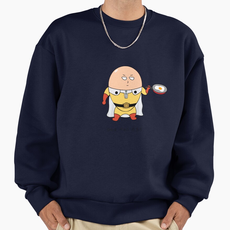 Saitama Egg Face Hero Sweatshirt - Image 5