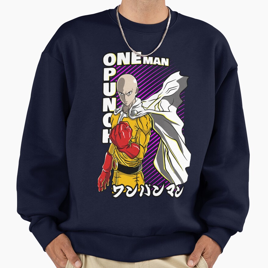 Saitama Caped Baldy Hero Sweatshirt - Image 5