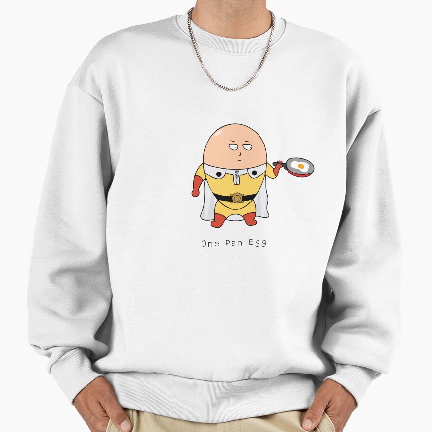 Saitama Egg Face Hero Sweatshirt - Image 2
