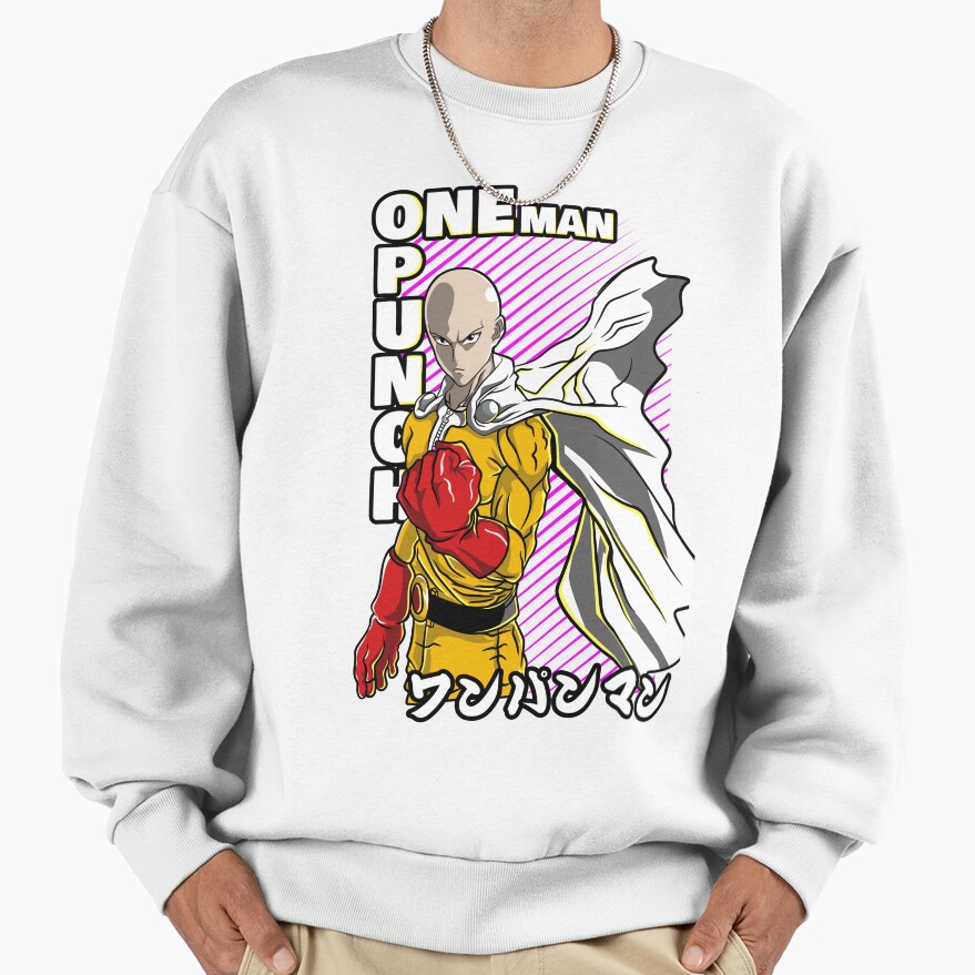 Saitama Caped Baldy Hero Sweatshirt - Image 2