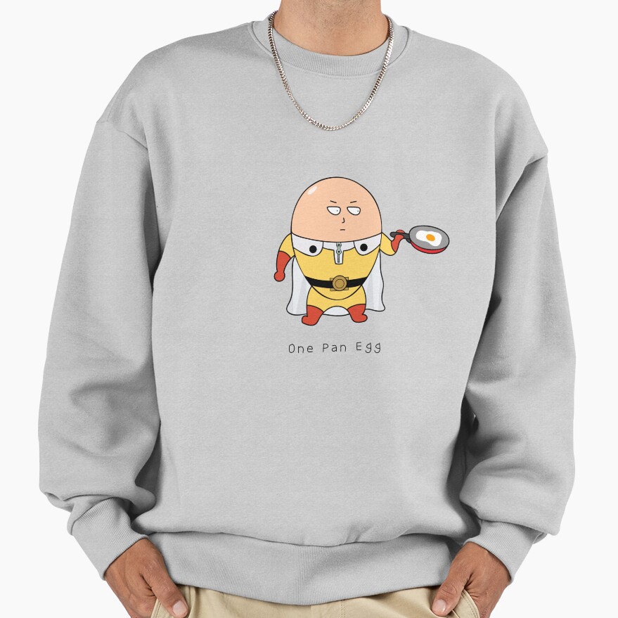 Saitama Egg Face Hero Sweatshirt - Image 4
