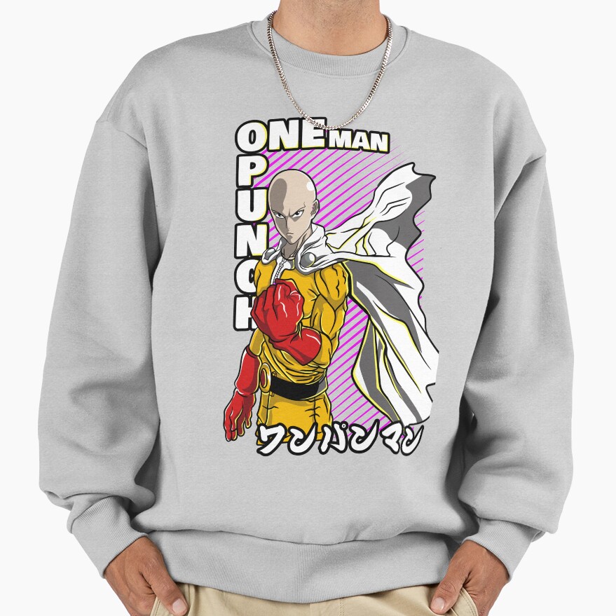 Saitama Caped Baldy Hero Sweatshirt - Image 4
