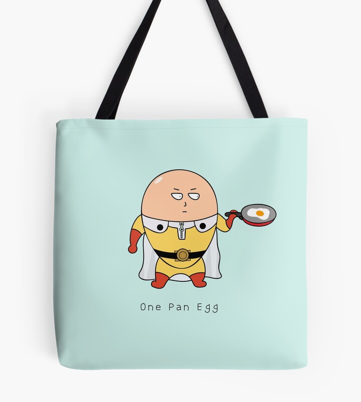 Saitama Egg Face Hero Tote Bag