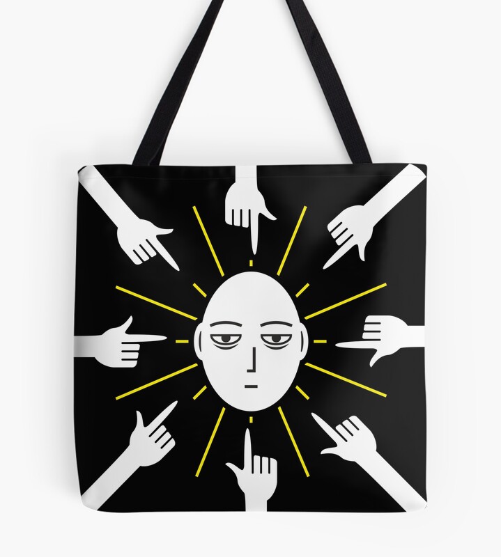 Saitama Why Always Me Hero Tote Bag