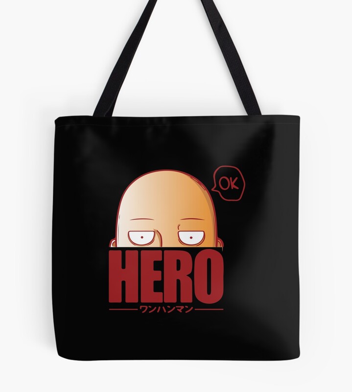 Saitama Unbothered Calm Hero Tote Bag