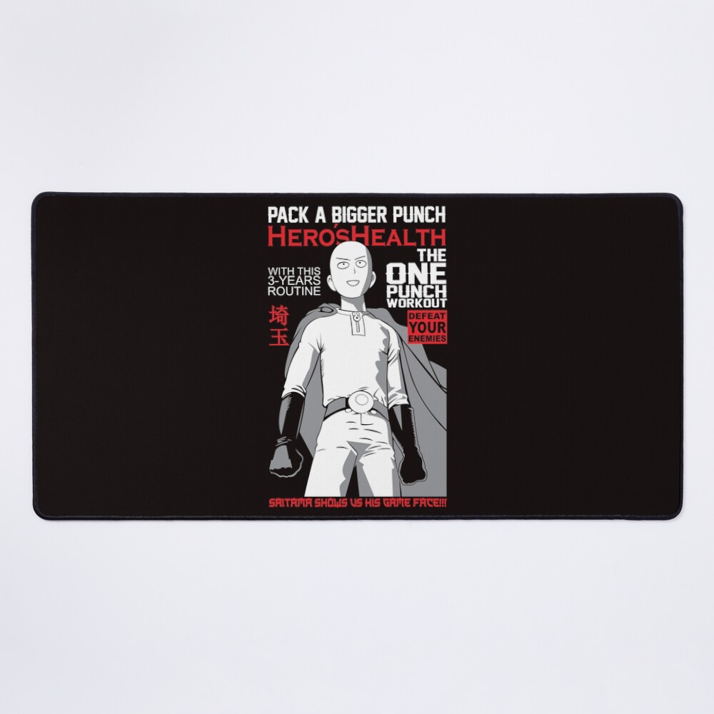 Saitama Infinite Serious Punch Mouse Pad