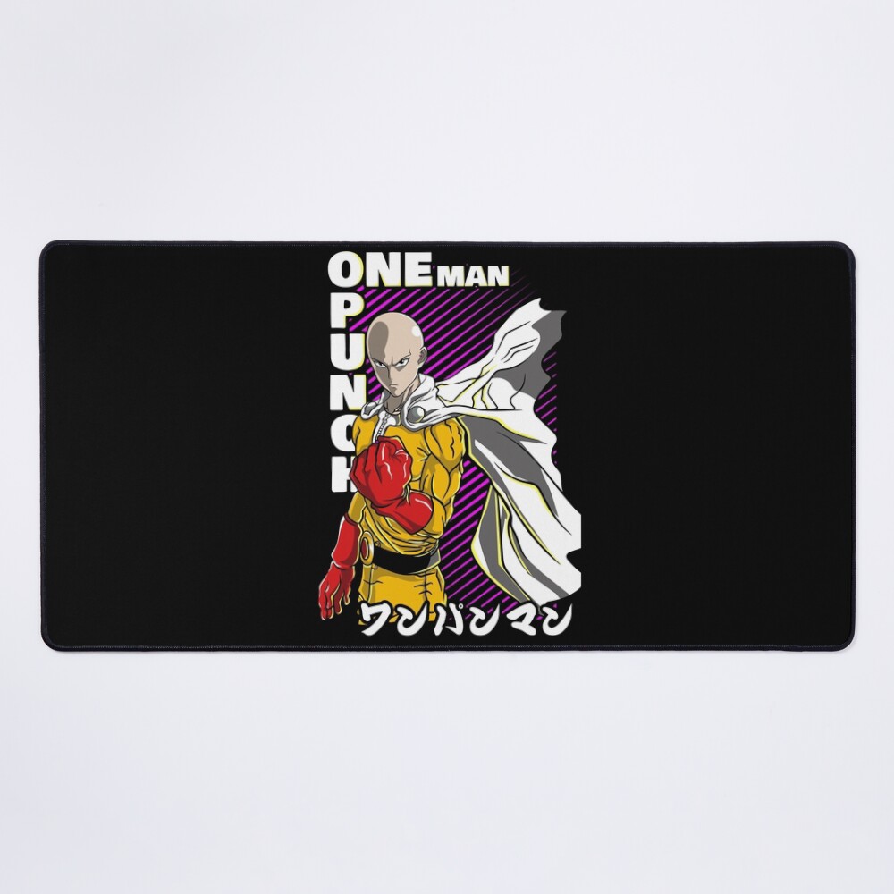 Saitama Caped Baldy Ultimate Power Mouse Pad
