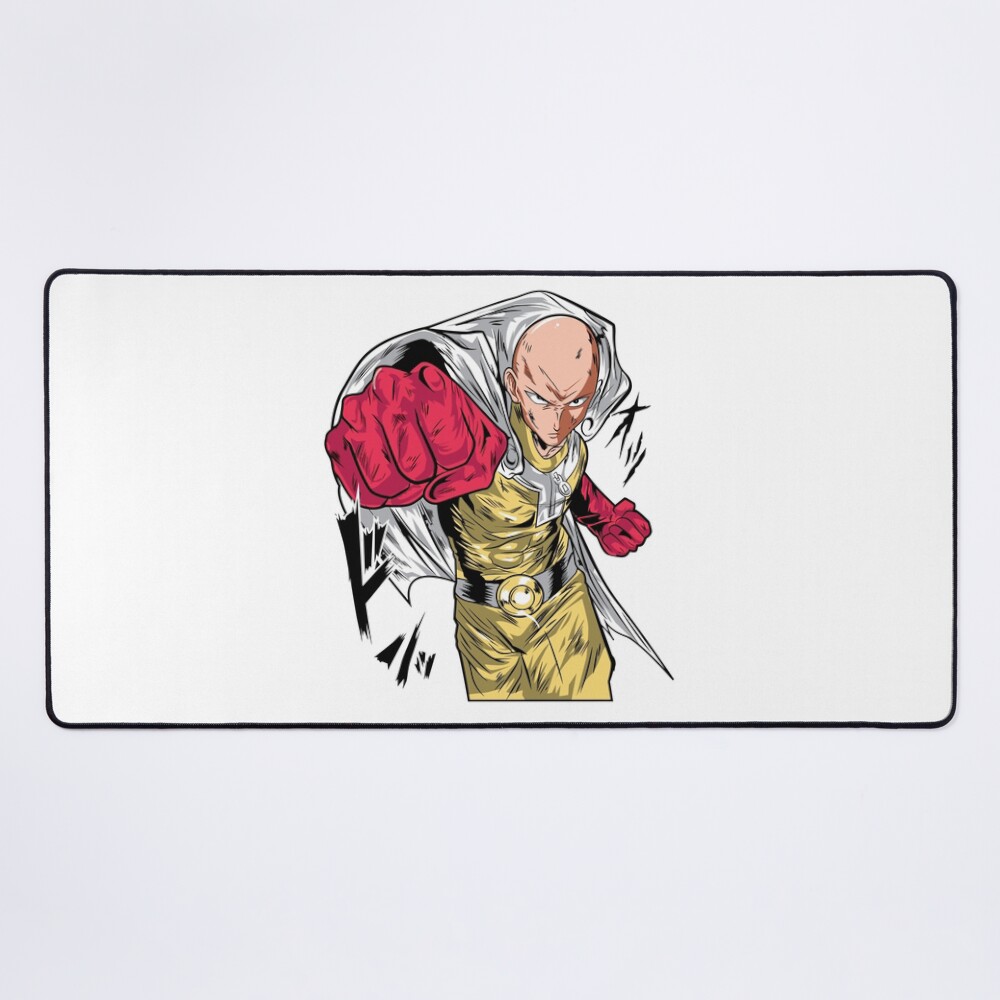 Saitama Serious Punch Energy Burst Mouse Pad