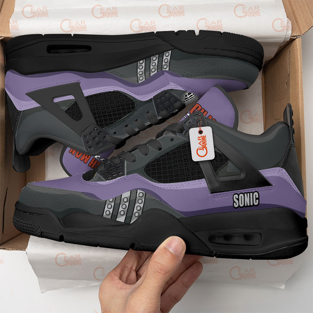 Speed-o'-Sound Sonic Personalized Retro 4 Sneakers - Image 2