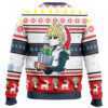 Genos One Punch Man Ugly Christmas Sweater BACK mockup - One-Punch Man AU Store