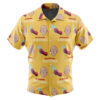 Power Saitama One Punch Man Short Sleeve Hawaiian Shirt FRONT Mockup - One-Punch Man AU Store
