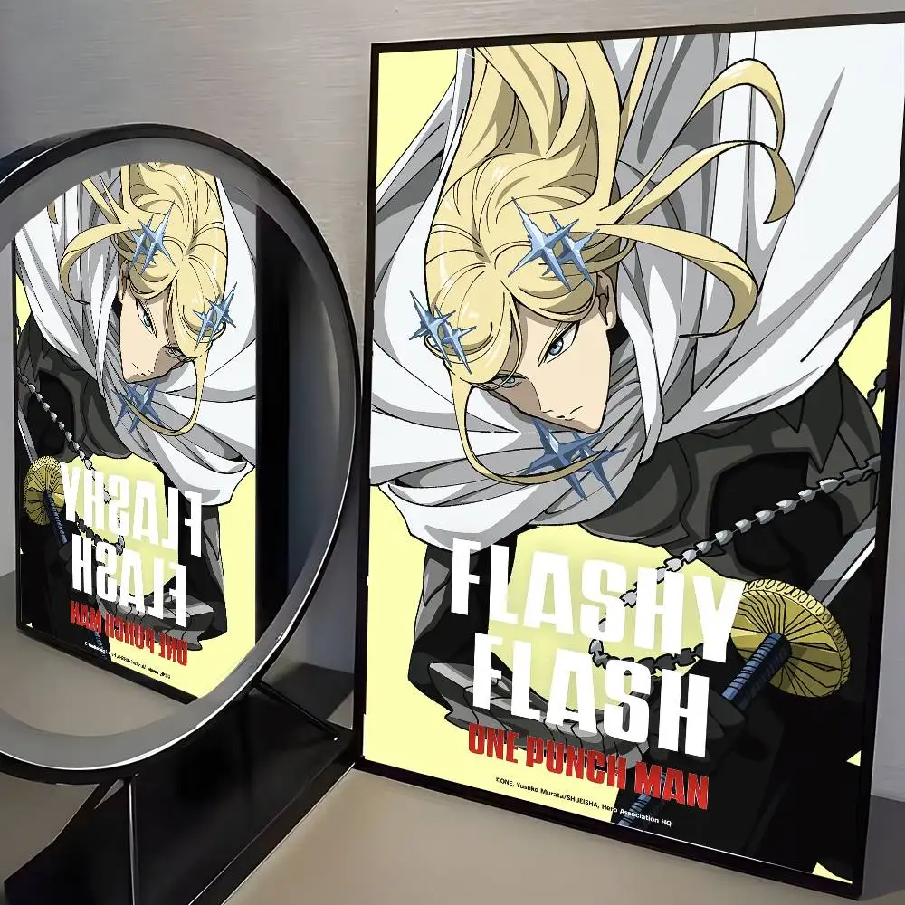 Flashy Flash One-Punch Man Wall Art