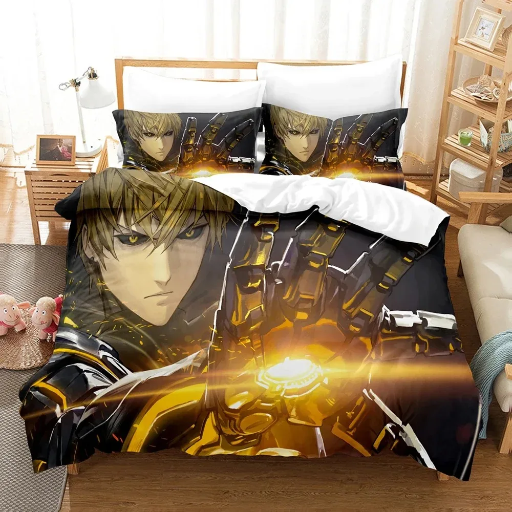 Genos Power Anime One-Punch Man Bedding Set