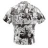 Saitama One Punch Man Short Sleeve Button Up Hawaiian Shirt BACK Mockup - One-Punch Man AU Store
