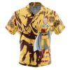 Saitama One Punch Man Short Sleeve Hawaiian Shirt FRONT mockup - One-Punch Man AU Store