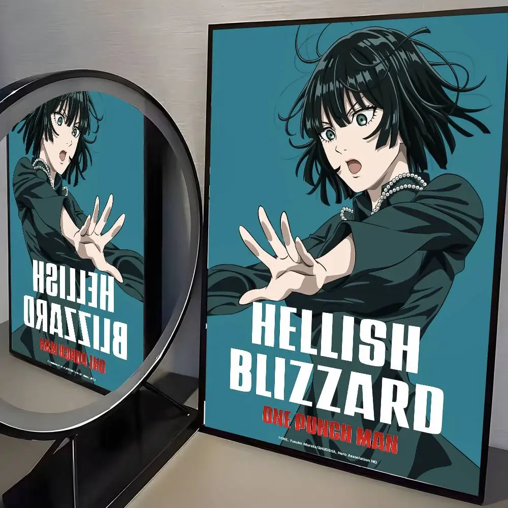 Hellish Blizzard One-Punch Man Wall Art