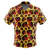 fist Button Up Hawaiian Shirt front new - One-Punch Man AU Store