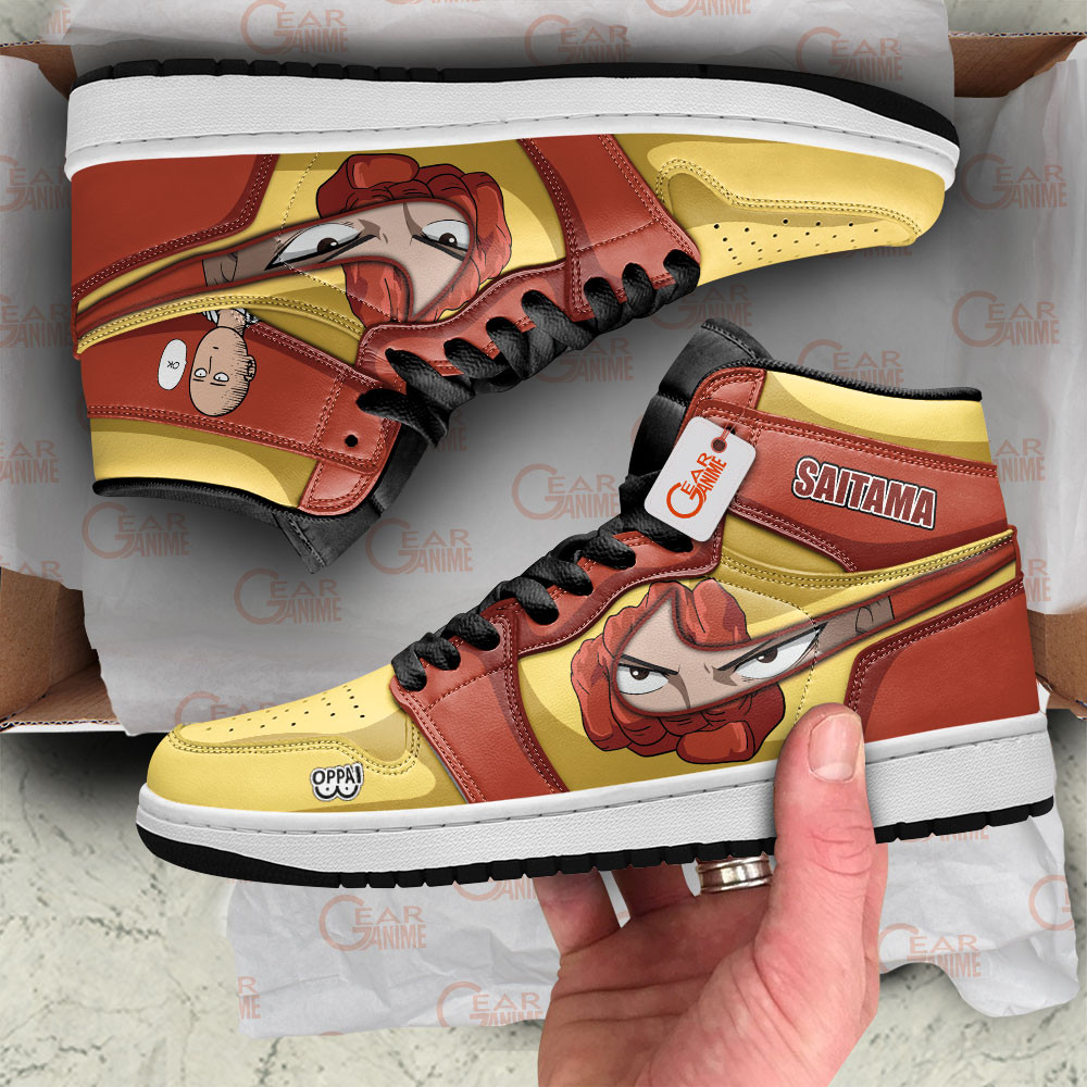 Saitama Personalized High-Top Sneakers - Image 2