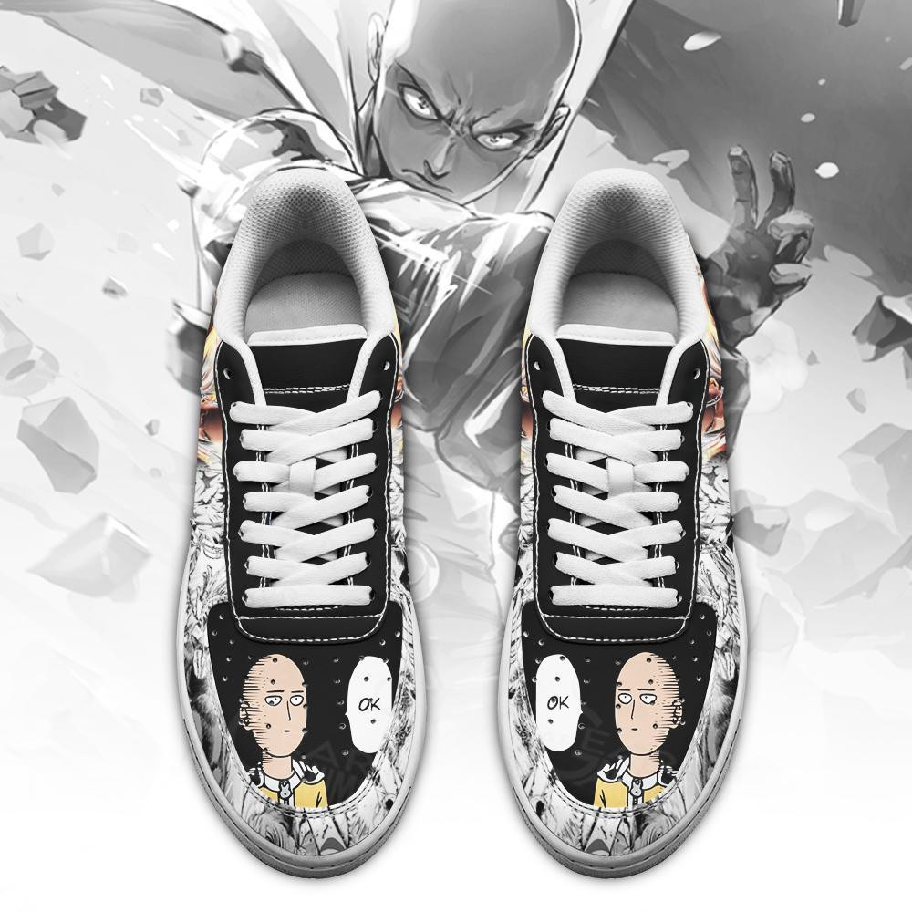 Saitama OPM Custom Low-Top Sneakers - Image 2